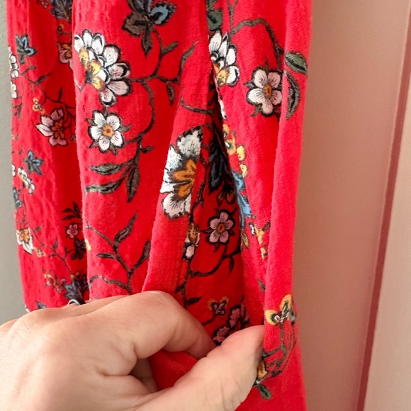 Max Studio Red Floral Dress - Picture 5 of 6